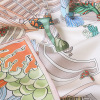 Silk Gift Scarf Deep Sea Legend HA31301 S8