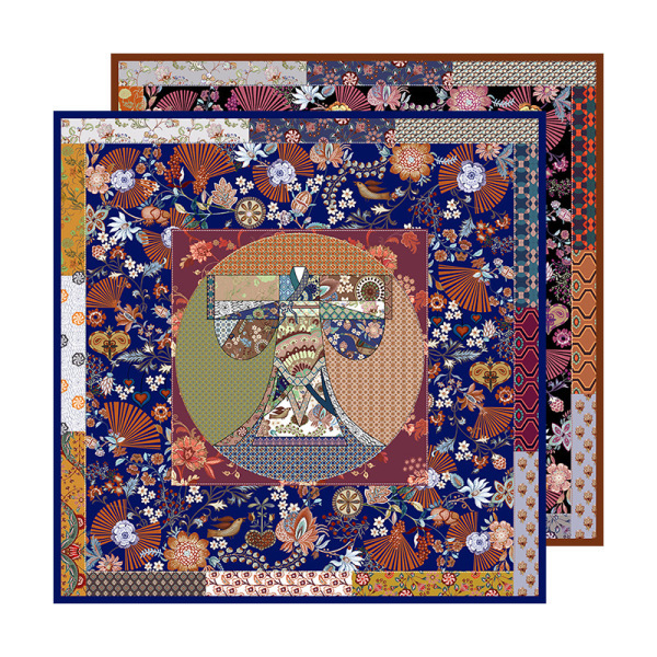 Silk Scarf Ethnic Style Retro Tang Suit HA210802 S5