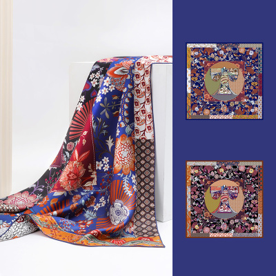 Silk Scarf Ethnic Style Retro Tang Suit HA210802 S5