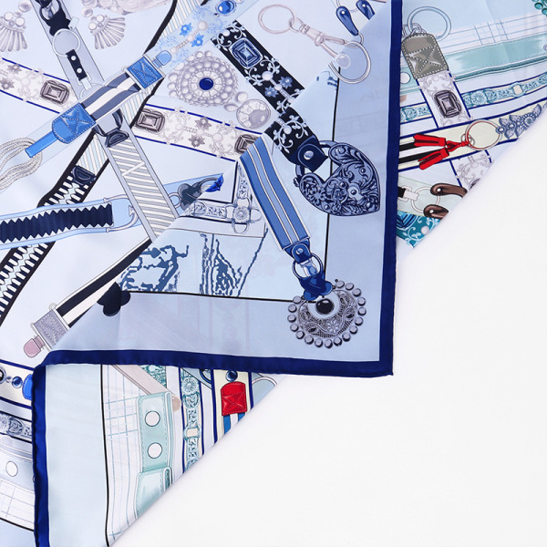 Rice twill square scarves in different colors HA210201 S13