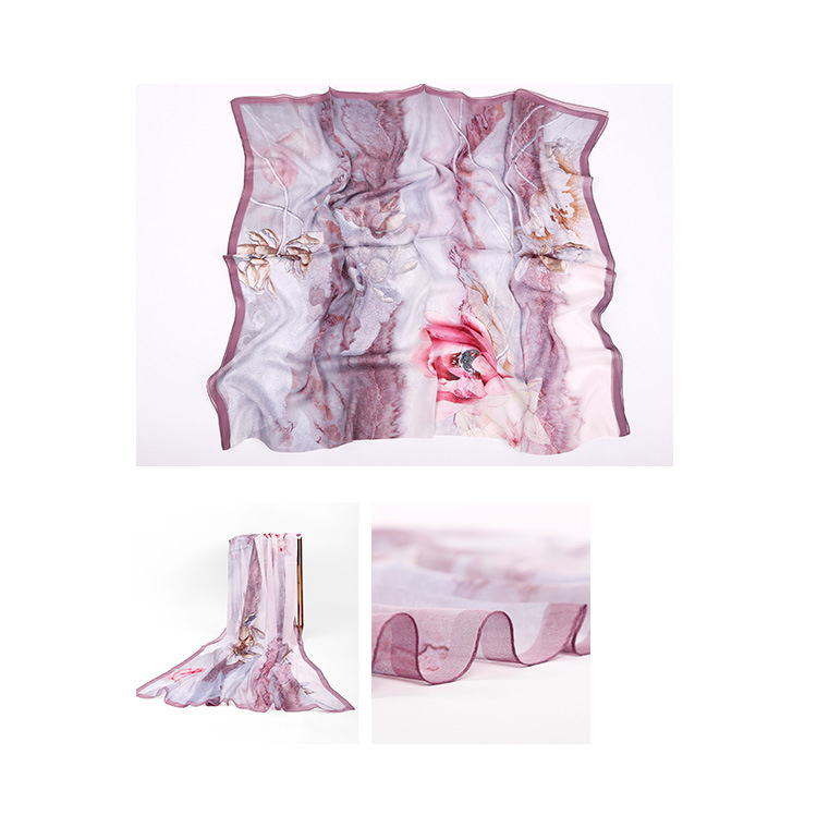 Sunscreen scarf multi-color optional HL07116-Elegant flower posture S30