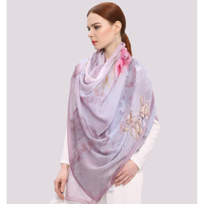 Sunscreen scarf multi-color optional HL07116-Elegant flower posture S30