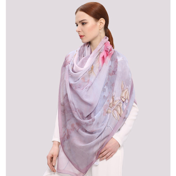 Sunscreen scarf multi-color optional HL07116-Elegant flower posture S30