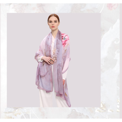 Sunscreen scarf multi-color optional HL07116-Elegant flower posture S30