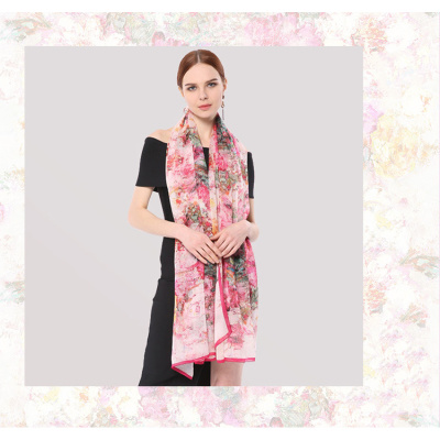 Sunscreen scarf multi-color optional HL07125-Blooming flowers S31