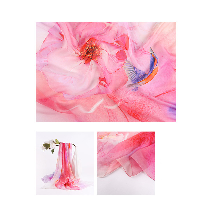 Sunscreen scarf multi-color optional HL07131-Scent of flowers and birdsong S29