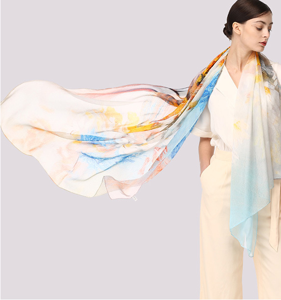 Sunscreen scarf multi-color optional HL07133-Spring flowers in the wild S32