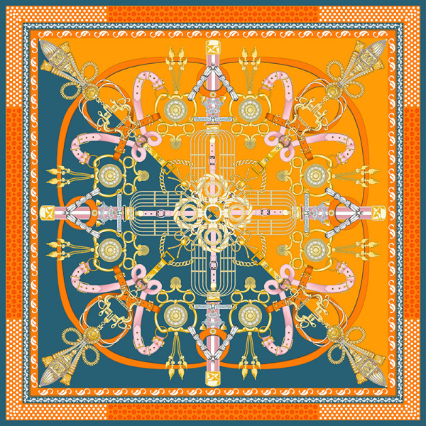  Chain Heavy Twill Bandanna Gift Scarf AA01842 S75