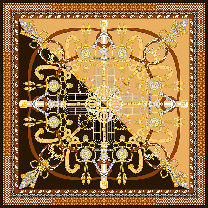 Chain Heavy Twill Bandanna Gift Scarf AA01841 S74