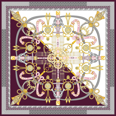 Chain Heavy Twill Bandanna Gift Scarf AA01843 S76