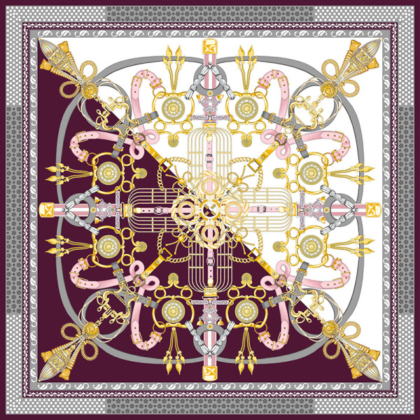 Chain Heavy Twill Bandanna Gift Scarf AA01843 S76