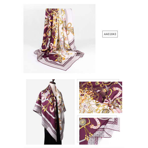 Chain Heavy Twill Bandanna Gift Scarf AA01843 S76