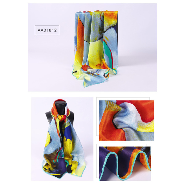 Huatai Silk Zhuang 140cm Silk Square Scarf AA01814 S66