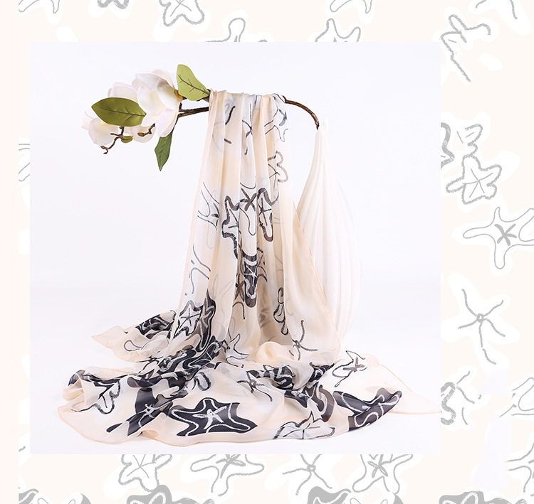 Sunscreen Scarf European Series HL07148-Star Sea Story S46