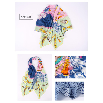  Huatai Silk Zhuang 140cm Silk Square Scarf AA01816 S67