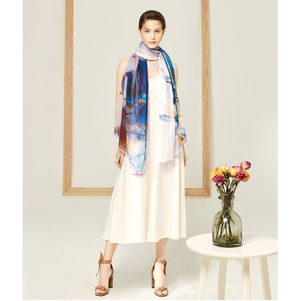 Sunshade and sunscreen big shawl HL07139/Lotus Pond Moonlight 1 S36