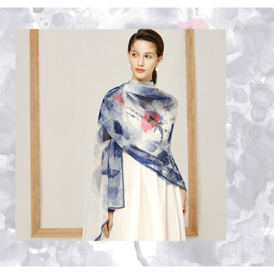 Sunshade and sunscreen big shawl HL07132/Shuiyu Qingdai S38