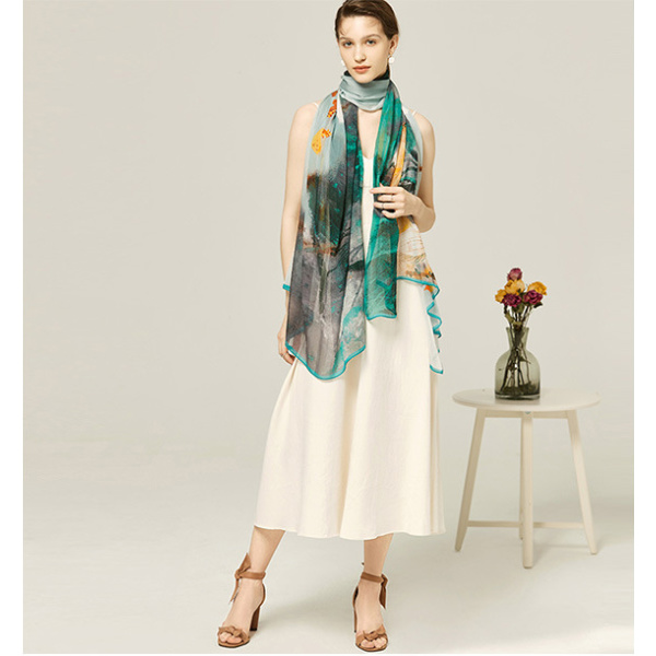 Sunshade and sunscreen big shawl HL07140/Lotus Pond Moonlight 2 S37