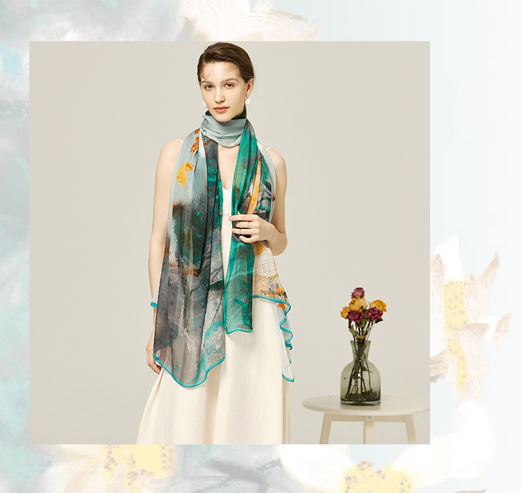 Sunshade and sunscreen big shawl HL07140/Lotus Pond Moonlight 2 S37