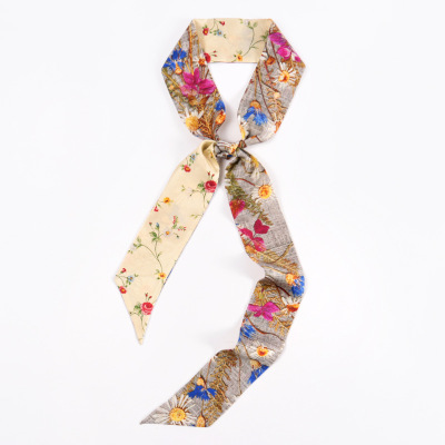 Small streamer fashion tie bag with exquisite small scarf S94