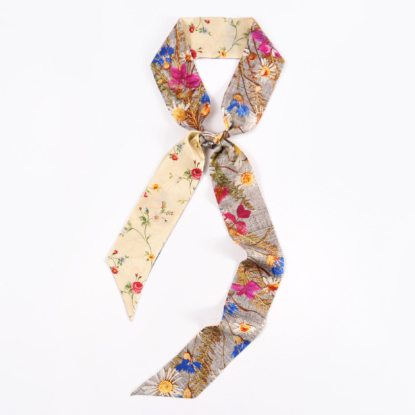 Small streamer fashion tie bag with exquisite small scarf S94