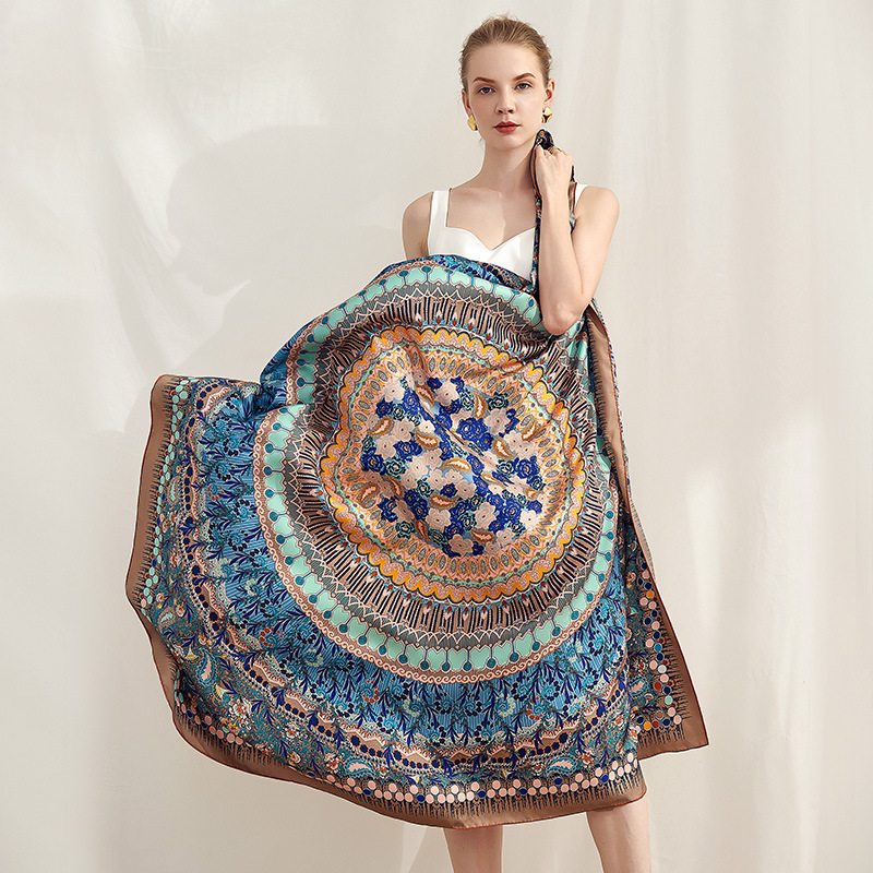 High-grade silk gift silk scarf heavyweight AA01834 S77