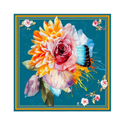 Huatai Silk Zhuang 140cm Silk Square Scarf AA01807 S62