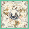 Huatai Silk Zhuang 140cm Silk Square Scarf AA01824 S61