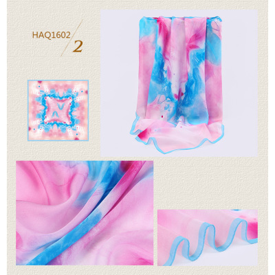 Popular Gradient Silk Scarves Factory Direct Sale HAQ1602 1S58