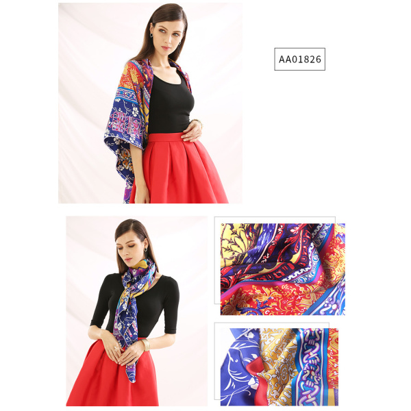 Premium Silk Gift Twill Scarf 1 AA01826 S84