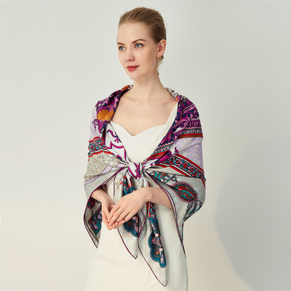 Premium Silk Gift Twill Scarf 1 AA01827 S85