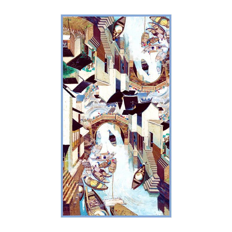 Sunscreen Scarf European Series HL07136-Impression of Venice S44