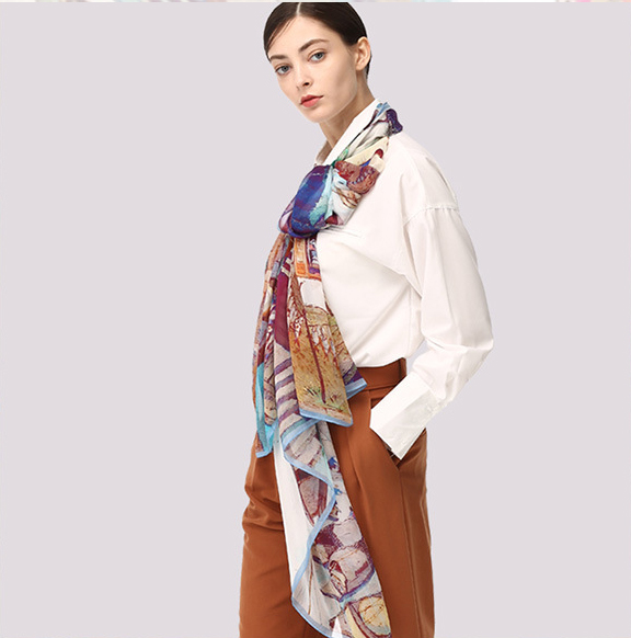 Sunscreen Scarf European Series HL07136-Impression of Venice S44