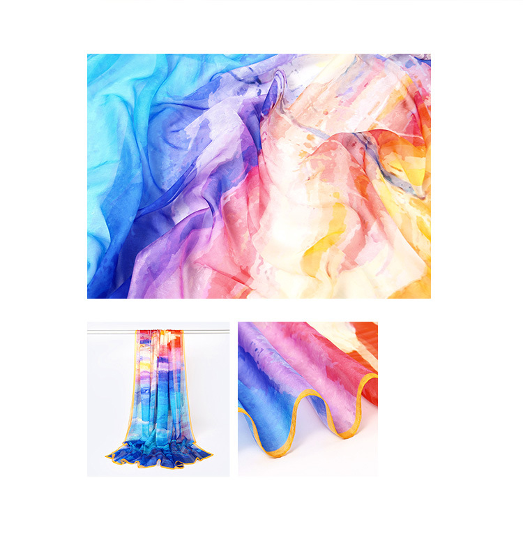 Sunscreen Scarf European Series HL07138-Harbour Sunset 1S48