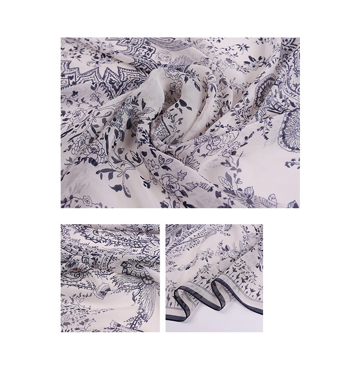 Sunscreen Scarf European Series HL07143-Cashew Obsession S43