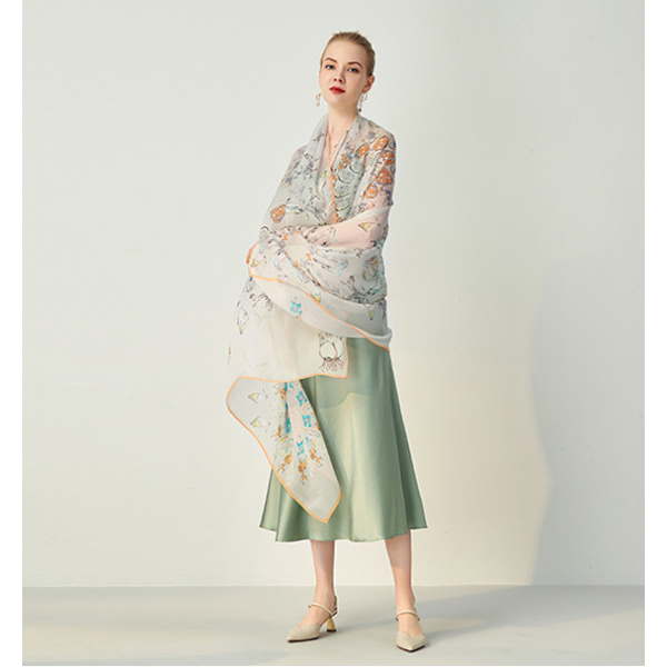 Sunscreen Scarf European Series HL07154-Elegant Diamond Jewelry S47