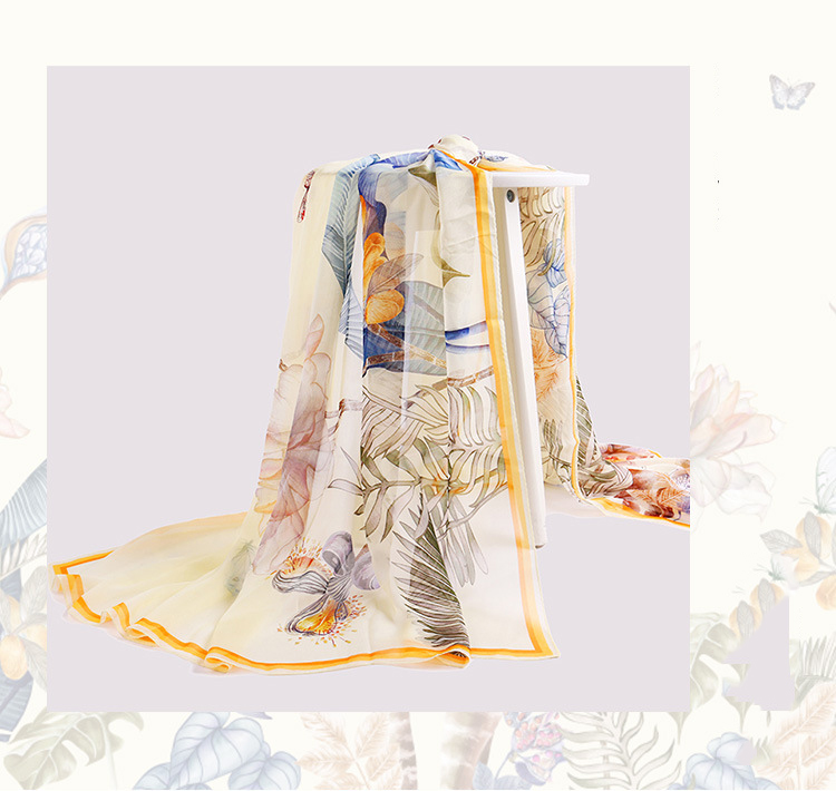 Sunscreen scarf multi-color optional HL07145-Huafeidiewu S34