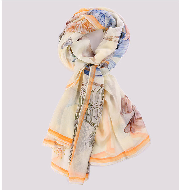 Sunscreen scarf multi-color optional HL07145-Huafeidiewu S34