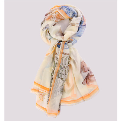 Sunscreen scarf multi-color optional HL07145-Huafeidiewu S34