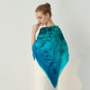 Travel Silk Square Shawl Scarf HAQ2701 S50