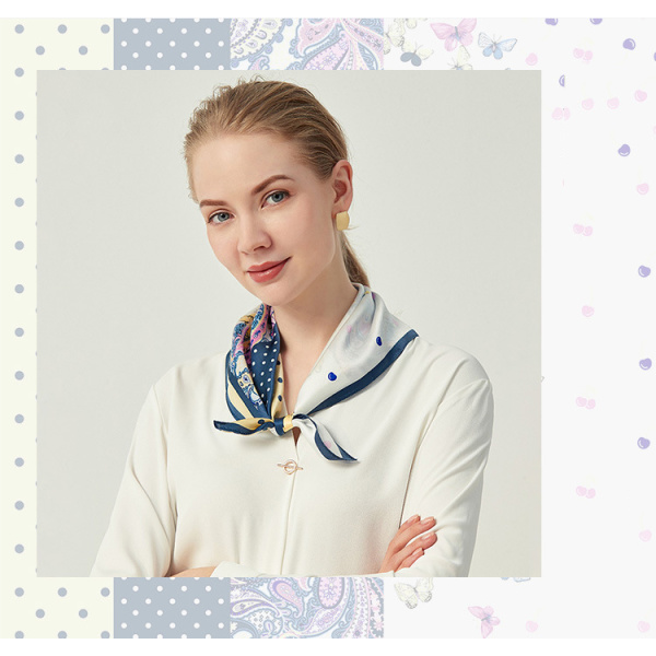 Summer beautiful silk scarf mulberry silk square scarf fashion headscarf S100