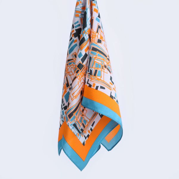 Simple fashion business wear small silk scarf silk all-match square scarf S103