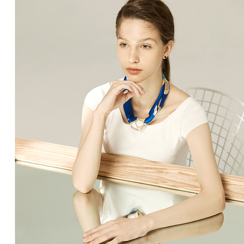 Fashion Silk Square Scarf Tie Bag Hair Band Various Silk Scarves S118