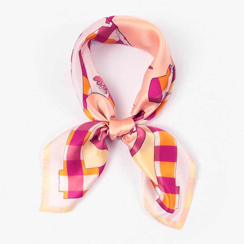 Fashion Silk Square Scarf Tie Bag Hair Band Various Silk Scarves S118