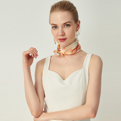 Fashion Small Square Scarf Mulberry Silk Scarf Fashion Hair Accessories S109