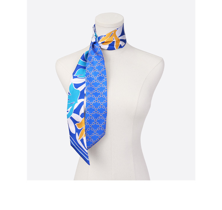 Mulberry silk long scarf women's all-match scarf tied bag hairband scarf S95