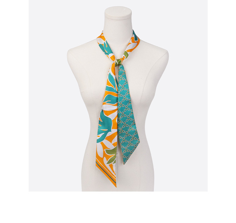 Mulberry silk long scarf women's all-match scarf tied bag hairband scarf S95