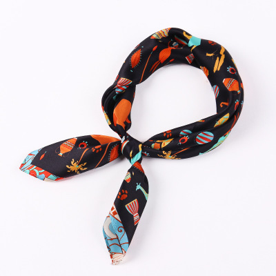 Mulberry Silk Scarf Animal Print Playful Versatile Strap Scarf S99