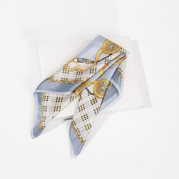 Mulberry Silk Square Scarf Fashion Headband Wristband S97