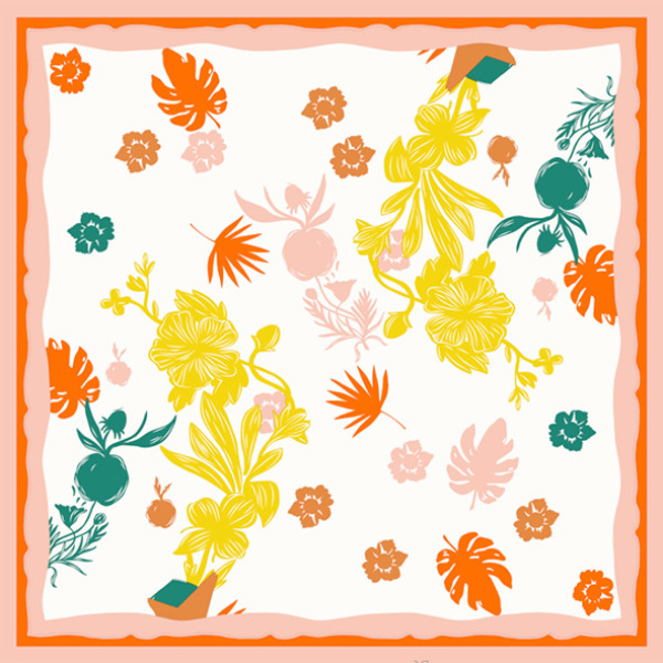 Simple all-match ladies professional silk scarf mulberry silk scarf S113